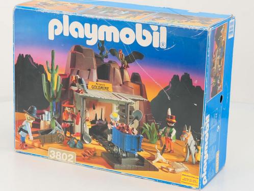 Playmobil 3802 Mc Larens Goldmine (Scenery, grootspoor), Hobby en Vrije tijd, Modelbouw | Figuren en Diorama's, Zo goed als nieuw