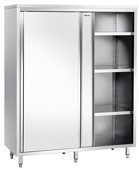 Servieskast | 3 draagplanken | RVS |1400 x 600 x 2000mm, Zakelijke goederen, Horeca | Meubilair en Inrichting, Verzenden