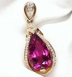 Hanger - 18 karaat Roségoud - 4.18ct. tw. Toermalijn -