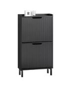 Smalle Schoenenkast met 2 Kleppen – Moderne Hal Opbergkast, Huis en Inrichting, Kasten | Schoenenkasten, Verzenden, Nieuw