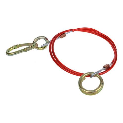 ProPlus Breekkabel met ring - verzinkt - 1,5 meter - voor..., Auto diversen, Aanhangwagen-onderdelen, Nieuw, Ophalen of Verzenden
