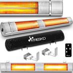 TRESKO® Terrasverwarmer - Infrarood Verwarming - 3000W - Zil, Verzenden, Nieuw