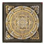 Painting of Tibetan Tradition - Mandala Gold and Silver, Nieuw