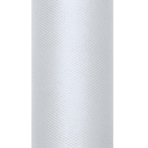 Grijze Tule Rol 15cm 9m, Hobby en Vrije tijd, Feestartikelen, Nieuw, Verzenden