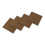 Akoestisch wandpaneel Vang 16 stuks 5,76 m² teak 60x60 cm NE, Verzenden, Nieuw