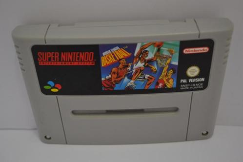 World League Basketball (SNES NOE), Spelcomputers en Games, Games | Nintendo Super NES, Zo goed als nieuw, Verzenden