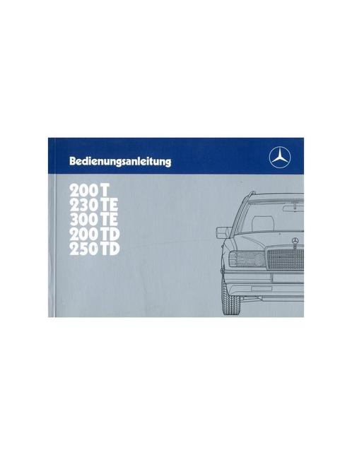 1985 MERCEDES BENZ E KLASSE T INSTRUCTIEBOEKJE DUITS, Auto diversen, Handleidingen en Instructieboekjes