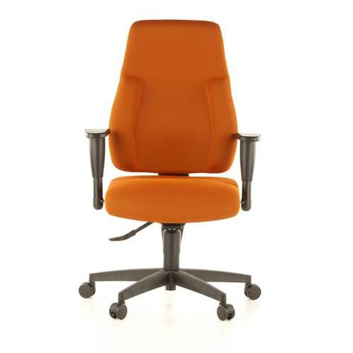 Bureaustoel | Verstelbare Armleuning | Stof | Oranje | Lady, Huis en Inrichting, Bureaus, Nieuw, Verzenden