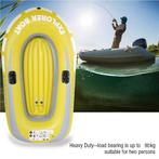 Opblaasbare kajak 2 personen PVC kano varen vissen 114x188 c, Verzenden, Nieuw