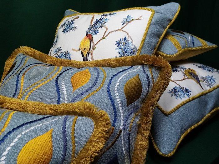 Kussensloopset met - Kussen (5), Antiek en Kunst, Curiosa en Brocante