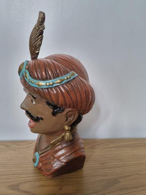 intec - Beeldje - Intec gaper - Gemalen natuursteen, Antiek en Kunst, Curiosa en Brocante