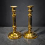 French Empire Style - Kaarsenhouder - Verguld messing, Antiek en Kunst