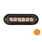 Led Flitser met Zwarte Behuizing Oranje, Auto-onderdelen, Verlichting, Ophalen of Verzenden, Nieuw