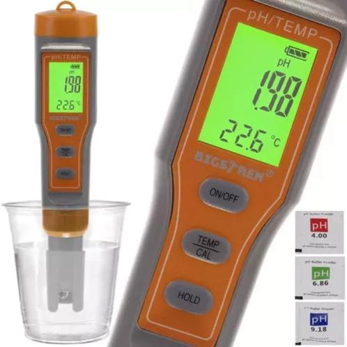 Bigstren Elektronische PH-Tester: 4 in 1 Nauwkeurige Wate..., Watersport en Boten, Duiken, Nieuw, Ophalen of Verzenden