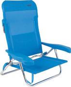 SALE 9% | Crespo |  strandstoel AL/221-M lichtblauw, Caravans en Kamperen, Nieuw