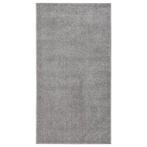 vidaXL Vloerkleed kortpolig 80x150 cm grijs, Verzenden, Nieuw, Grijs