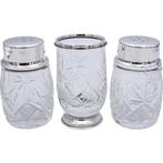 Peper- en zoutstel (3) - Palillero - .925 zilver, Antiek en Kunst, Antiek | Goud en Zilver