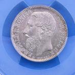 België. Leopold II. 1 Franc 1887 Vlaams L WIENER (zonder