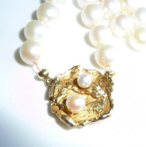 Halsketting - 14 karaat Geel goud Parel - Creatief Gouden, Sieraden, Tassen en Uiterlijk, Kettingen