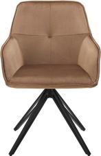 2dekans | Eetkamerstoel / Draaistoel / Kuipstoel Clyde -, Huis en Inrichting, Ophalen of Verzenden, Zo goed als nieuw