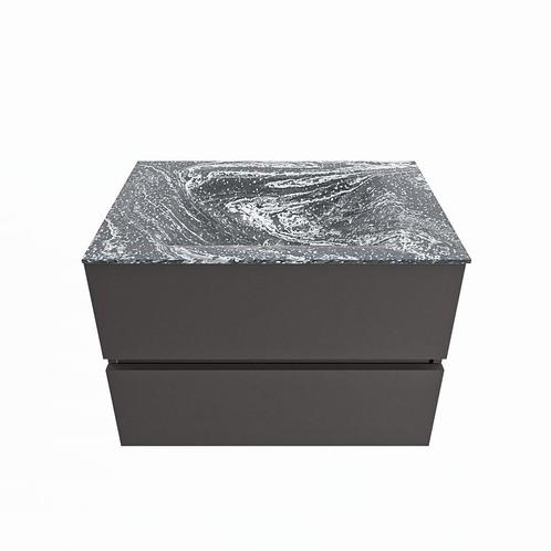 MONDIAZ VICA-DLUX 70cm badmeubel onderkast Dark grey 2, Doe-het-zelf en Verbouw, Sanitair, Bad, Nieuw, Ophalen of Verzenden