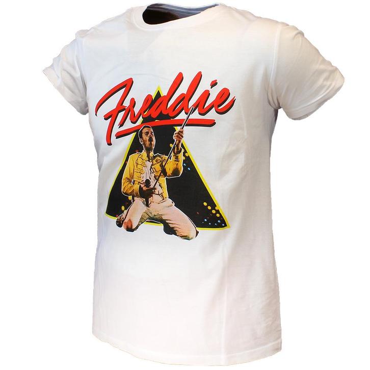 Freddie Mercury Triangle T-Shirt - Officiële Merchandise, Kleding | Heren, T-shirts, Verzenden