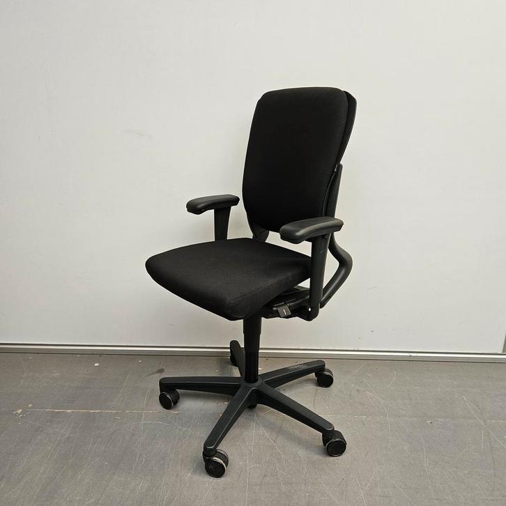 Ahrend 230 bureaustoel hoge rug - zwarte stof, Huis en Inrichting, Bureaustoelen, Ophalen of Verzenden