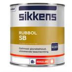 SIKKENS RUBBOL SB - ral 8014 sepiabruin - 1 liter - AKZO..., Doe-het-zelf en Verbouw, Bruin, Nieuw, Ophalen of Verzenden, Verf