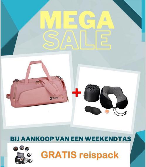 Weekendtas - Sporttas -Bagage - ACTIE!!, Sieraden, Tassen en Uiterlijk, Tassen | Reistassen en Weekendtassen, Nieuw, Verzenden