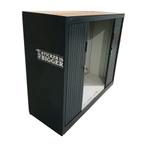 Archiefkast Zwart met 2 legborden - 120x47x105cm - Zwart  -, Ophalen of Verzenden, Gebruikt