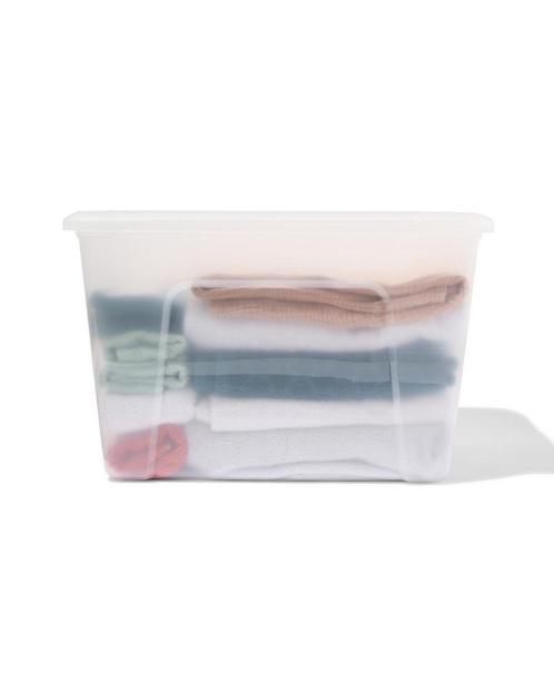 HEMA Opbergbox Tokyo transparant 60L recycled, Huis en Inrichting, Kasten | Overige, Nieuw, Verzenden