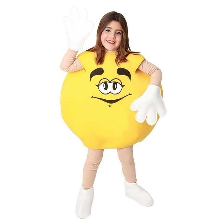 Gele snoep feestkleding kinderen - Funny overig, Kinderen en Baby's, Carnavalskleding en Verkleedspullen, Ophalen of Verzenden