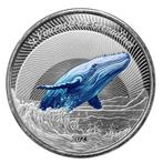 EC8 - St. Vincent and Grenadines Humpback Whale 1 oz 2023, Postzegels en Munten, Munten | Amerika, Verzenden, Losse munt, Zilver