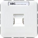 Jung CD500 Insteekplaat Schakelmateriaal - CD569-1WEWW, Doe-het-zelf en Verbouw, Elektra en Kabels, Verzenden, Nieuw, Overige typen