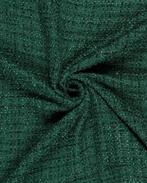 Jacquard Lurex Donker Groen, Nieuw, Groen