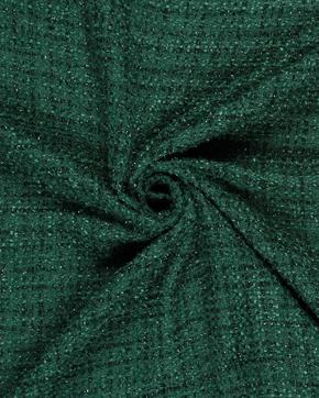 Jacquard Lurex Donker Groen, Hobby en Vrije tijd, Stoffen en Lappen, Groen, Nieuw