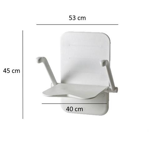 Douchezitting Etac Relax met Armsteunen en Rugleuning 40x45, Doe-het-zelf en Verbouw, Sanitair, Ophalen of Verzenden