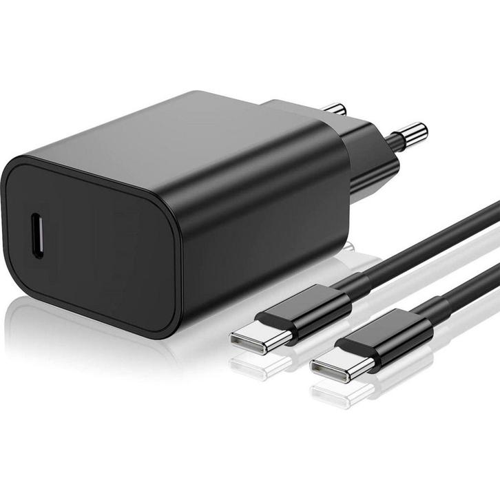 Snellader voor Samsung + USB C Oplader Kabel - 2 Meter, Telecommunicatie, Mobiele telefoons | Telefoon-opladers, Ophalen of Verzenden