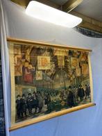 J.B. Wolters - Schoolkaart - De grote vergadering te