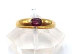 Ring - 18 karaat Geel goud Robijn, Sieraden, Tassen en Uiterlijk, Ringen, Nieuw