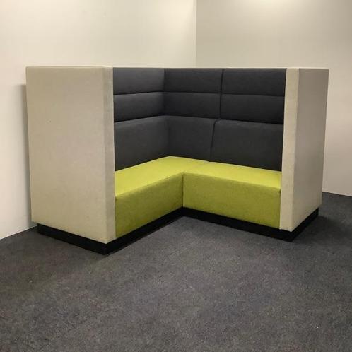 Akoestische hoekbank, stilte bank, 190x190 cm, hoogte 142 cm, Huis en Inrichting, Banken | Bankstellen, Gebruikt, Stof, Ophalen of Verzenden