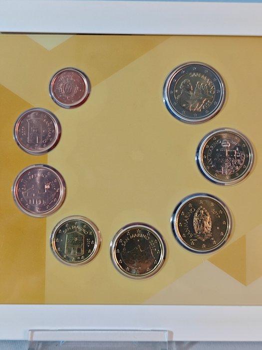 San Marino. Year Set (BU) 2017 (3 sets) (Zonder, Postzegels en Munten, Munten | Europa | Euromunten