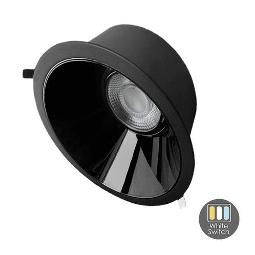 LED Downlighter White-Switch 10W Zwart, Huis en Inrichting, Lampen | Overige, Nieuw, Verzenden