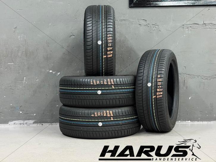 205/55/17 95W RSC Michelin zomerbanden 6,4/6mm profiel 4X, Auto-onderdelen, Banden en Velgen, 17 inch, Erkend duurzaam, Zomerbanden