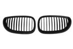 Grillen set | Nieren| BMW 5 serie E60 E61 2003-2010 zwart ma, Verzenden, Nieuw, BMW