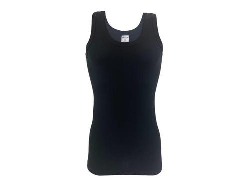 Heren onderhemd - SQOTTON® - 100% katoen - Zwart, Kleding | Heren, Ondergoed, Verzenden