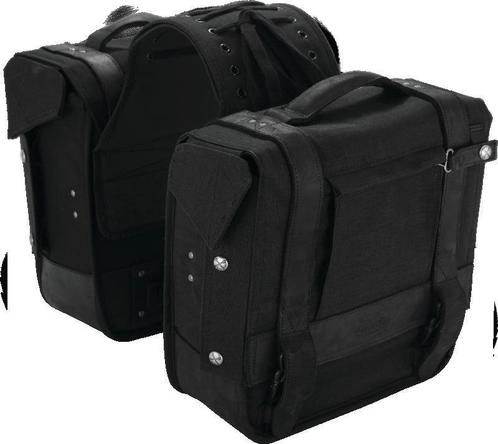 Burly Brand Throw-over Saddlebag - Black - B15-1002B, Auto diversen, Tuning en Styling, Ophalen of Verzenden