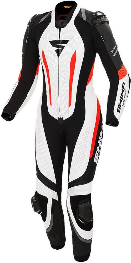 SHIMA Miura RS Dames Zwart Wit Rood 1-Delig Motorpak, Motoren, Kleding | Motorkleding, Dames, Nieuw met kaartje, Overall, Verzenden