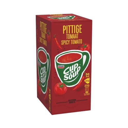 Cup-a-Soup Pittige tomatensoep - Pak van 21 zakjes, Zakelijke goederen, Kantoor en Winkelinrichting | Kantoorartikelen, Verzenden