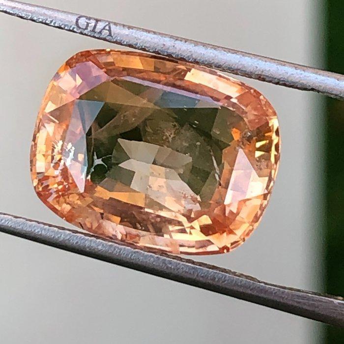 Padparacha saffier - 10.69 ct - Gem research Swiss Lab (GRS), Sieraden, Tassen en Uiterlijk, Edelstenen